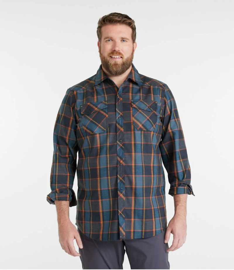 Men's Katahdin Performance Flannel Shirt, Slightly Fitted
