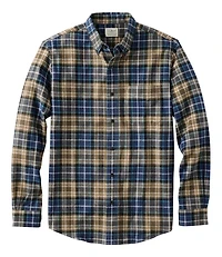 Men's Scotch Plaid Flannel Shirt, Slightly Fitted