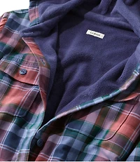 Women's Fleece-Lined Flannel Hoodie, Plaid