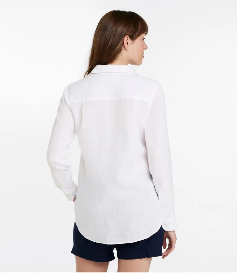 Women's Premium Washable Linen Shirt, Tunic
