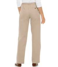 Women's Wrinkle-Free Bayside Pants, Ultra High-Rise Comfort Waist Tapered-Leg