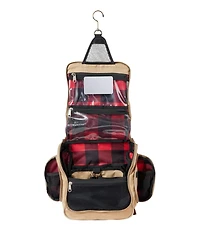Waxed-Canvas Personal Organizer Toiletry Bag, Medium