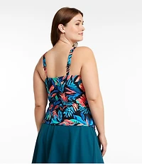 Women's Shaping Swimwear, Tankini Top Print