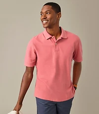 Men's Premium Double L® Polo Banded, Short-Sleeve Without Pocket