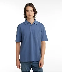 Men's Premium Double L® Polo, Hemmed Short-Sleeve with Pocket