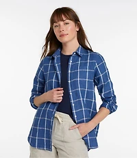 Women's Premium Washable Linen Shirt, Tunic Stripe