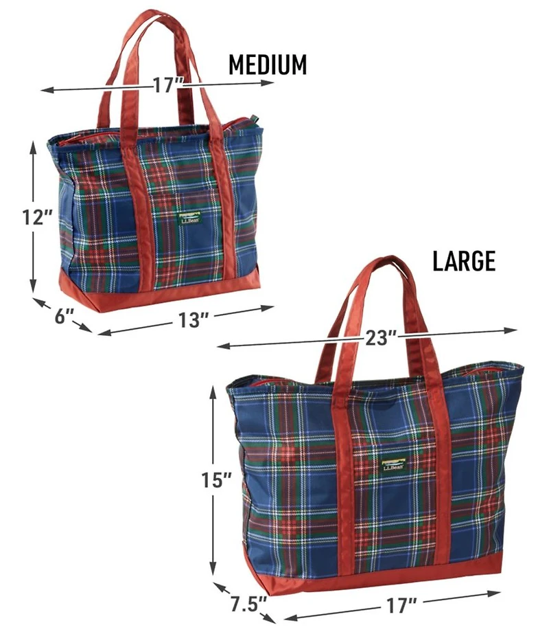 Everyday Lightweight Tote, Plaid