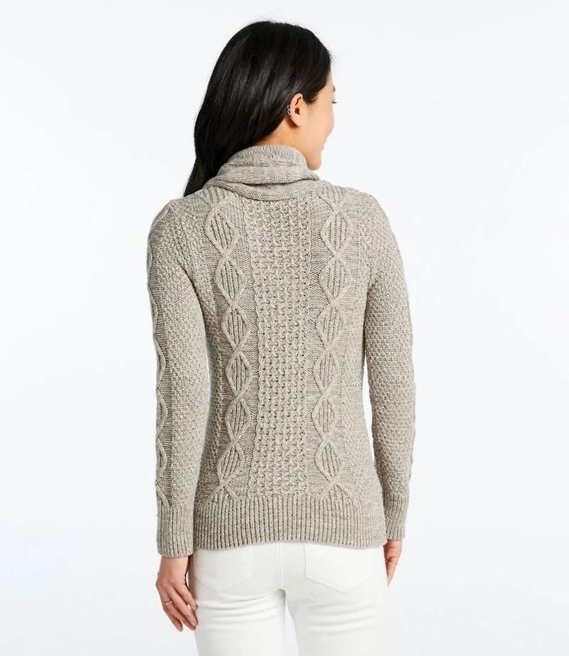 Women's Signature Cotton Funnelneck Sweater