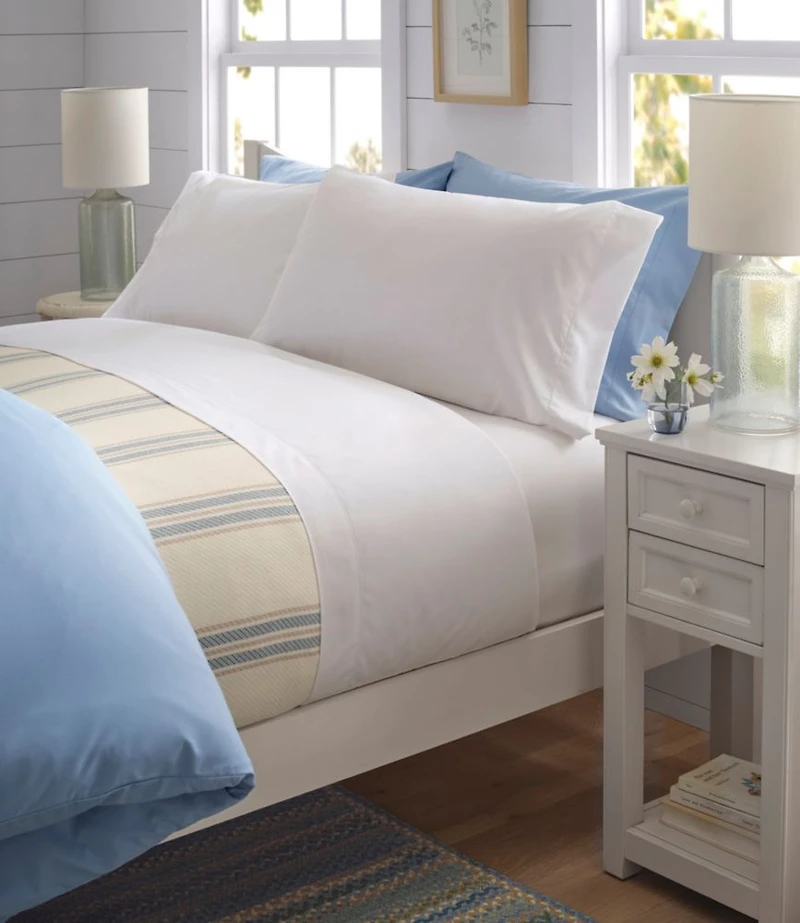 280-Thread-Count Pima Cotton Percale Sheet Set
