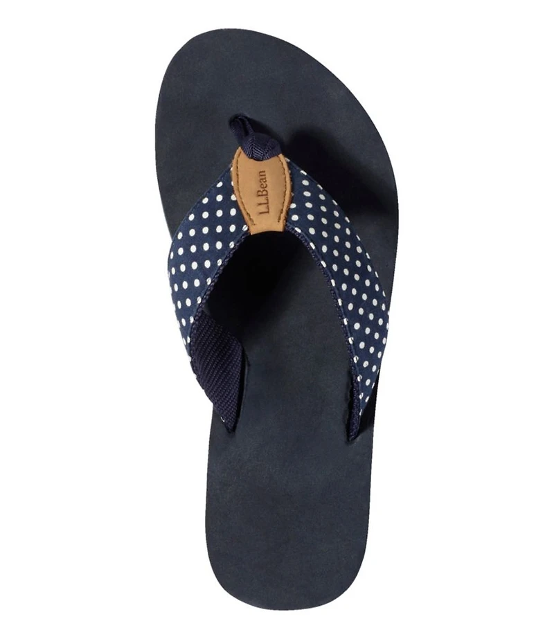 Women's Maine Isle Flip-Flops, Woven Print