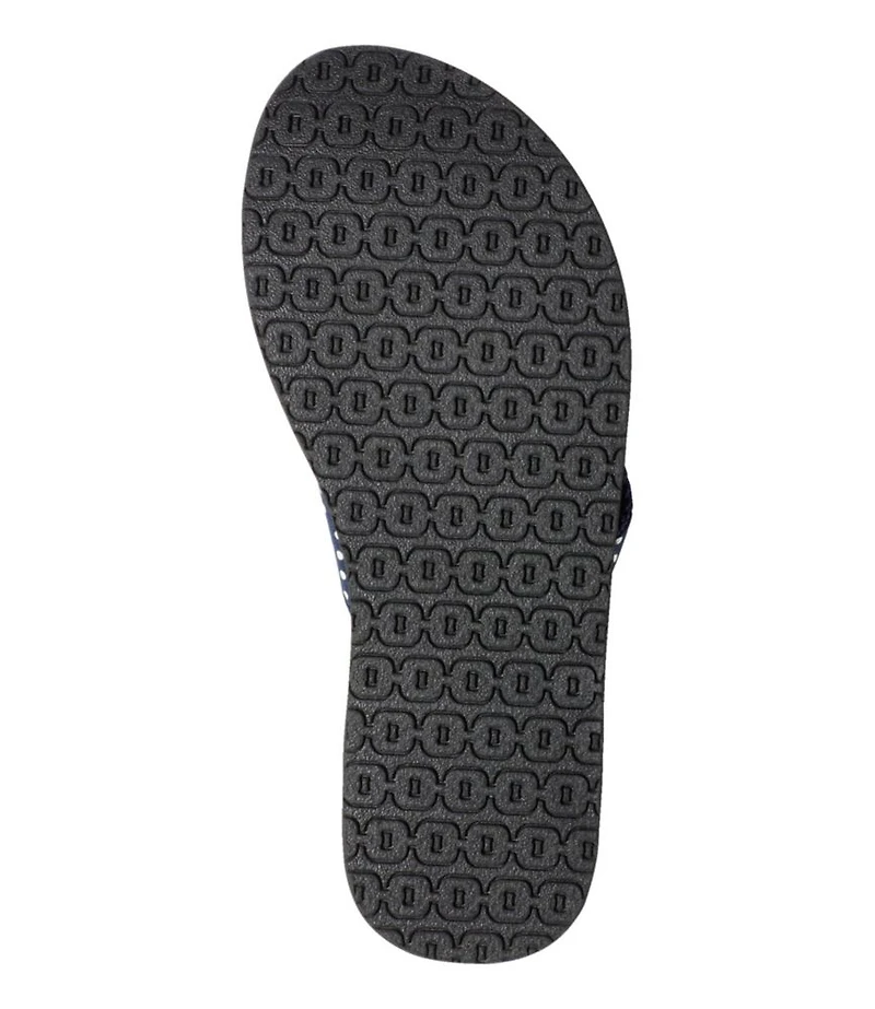 Women's Maine Isle Flip-Flops, Woven Print