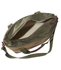 Insulated Waxed-Canvas Tote, Large
