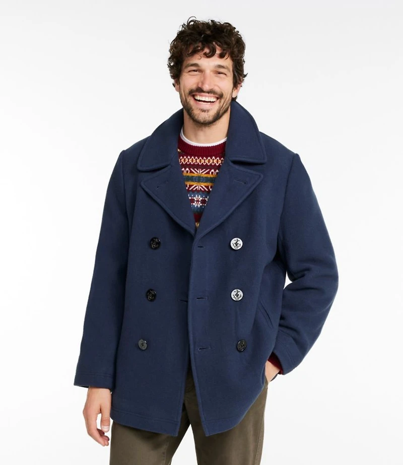 Men's L.L.Bean Wool Peacoat