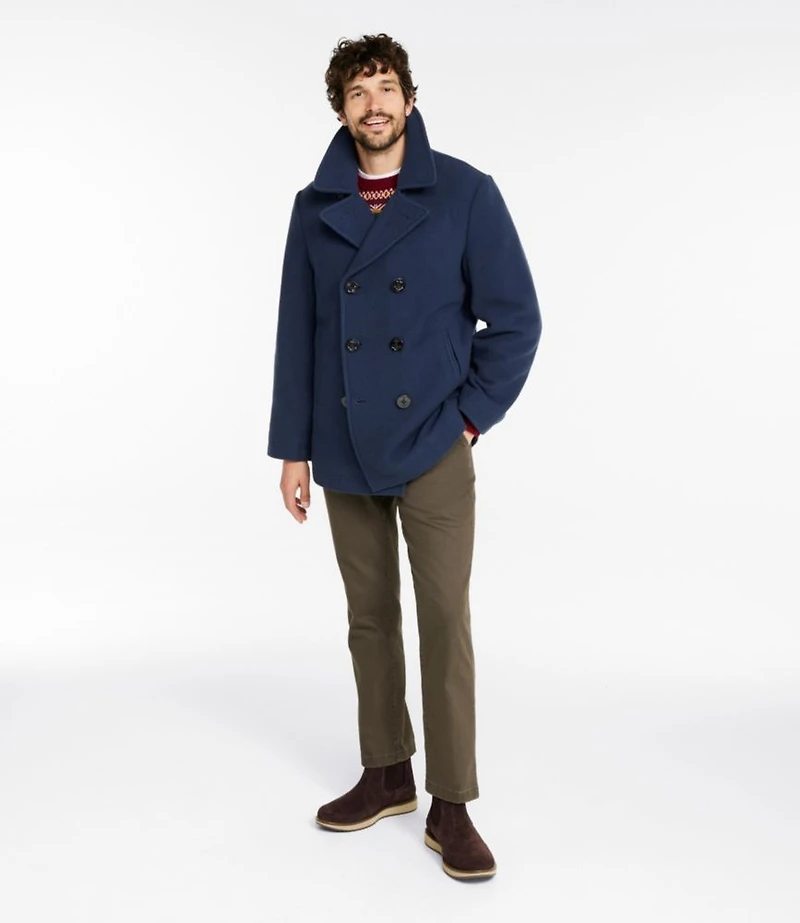 Men's L.L.Bean Wool Peacoat