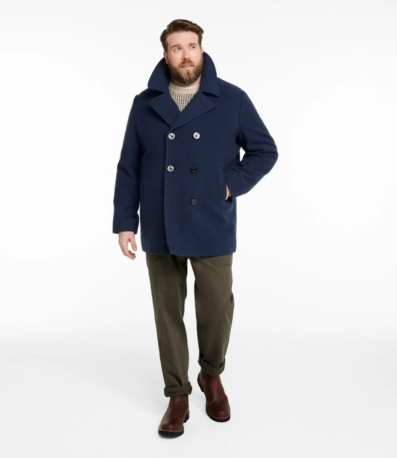 Men's L.L.Bean Wool Peacoat