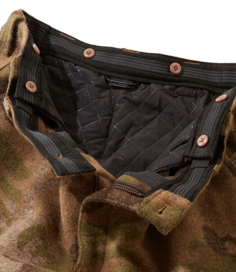 Men's Maine Guide Wool Pants with PrimaLoft, Camouflage