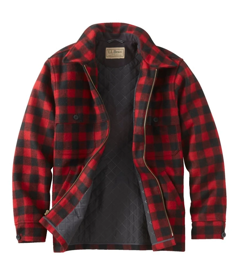 Men's Maine Guide Zip-Front Jac-Shirt with PrimaLoft, Plaid