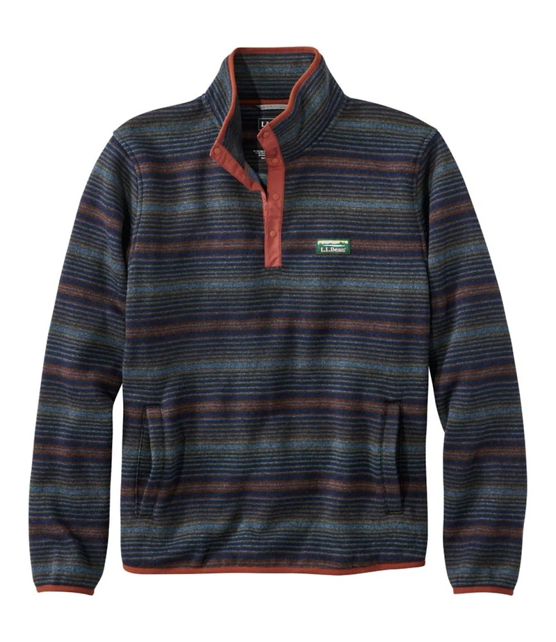 Men's L.L.Bean Sweater Fleece Pullover, Print