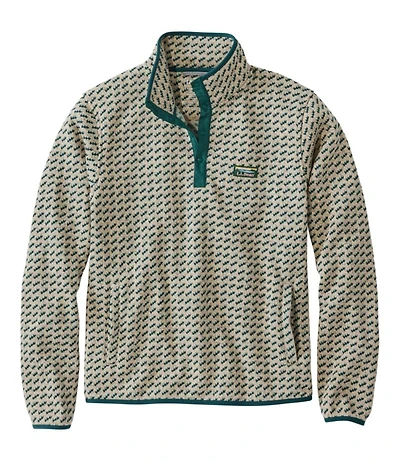 Men's L.L.Bean Sweater Fleece Pullover, Print