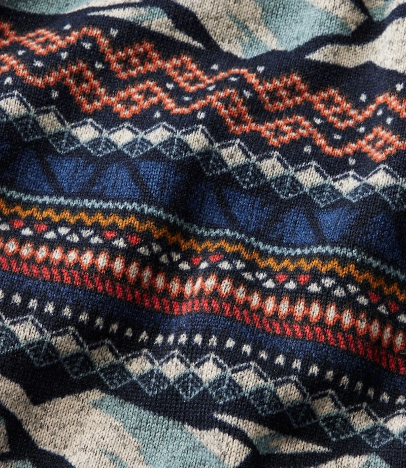 Women's L.L.Bean Sweater Fleece Pullover, Print