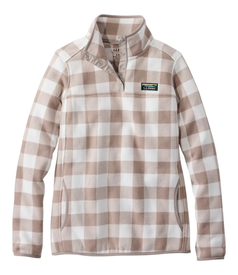 Women's L.L.Bean Sweater Fleece Pullover, Print