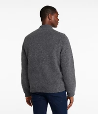 Men's L.L.Bean Classic Ragg Wool Sweater, Full-Zip Flannel-Lined
