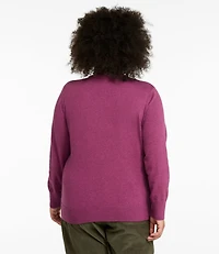 Women's Cotton/Cashmere Sweater, Turtleneck