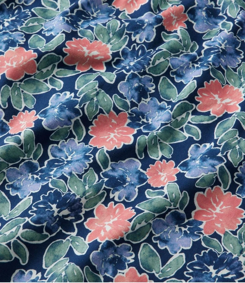 Women's Supima Nightgown, Short-Sleeve Floral