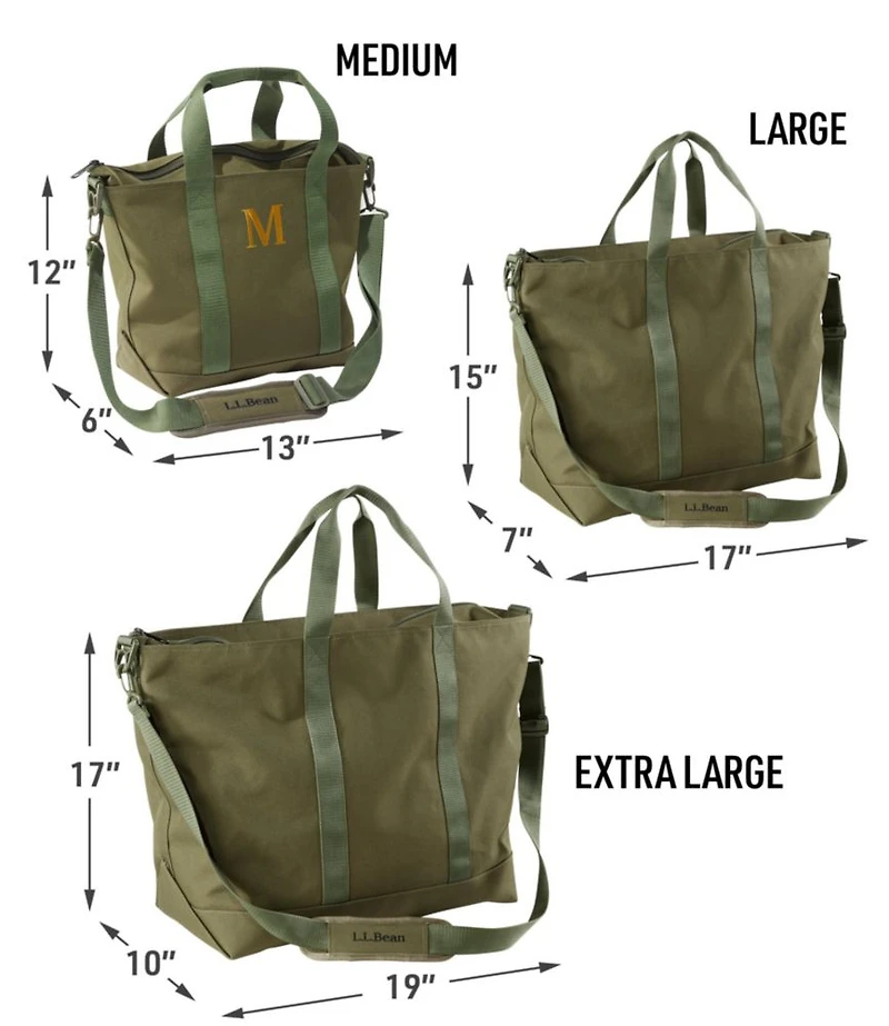 Zip Hunter's Tote Bag With Strap