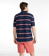 Men's Premium Double L® Polo, Banded Short-Sleeve Without Pocket Stripe