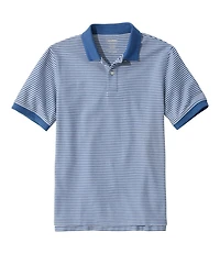Men's Premium Double L® Polo, Banded Short-Sleeve Without Pocket Stripe