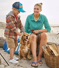 Kids' Fleece-Lined Flannel Shirt, Hooded Plaid