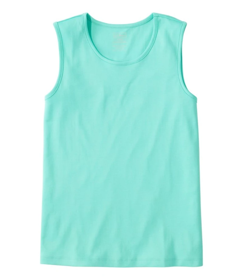 Women's Pima Cotton Tee, Shell