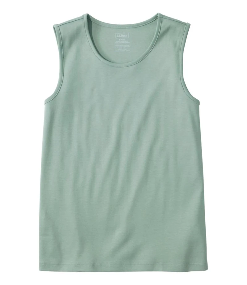 Women's Pima Cotton Tee, Shell