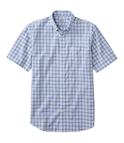 Men's Wrinkle-Free Kennebunk Sport Shirt, Traditional Fit Short-Sleeve Check