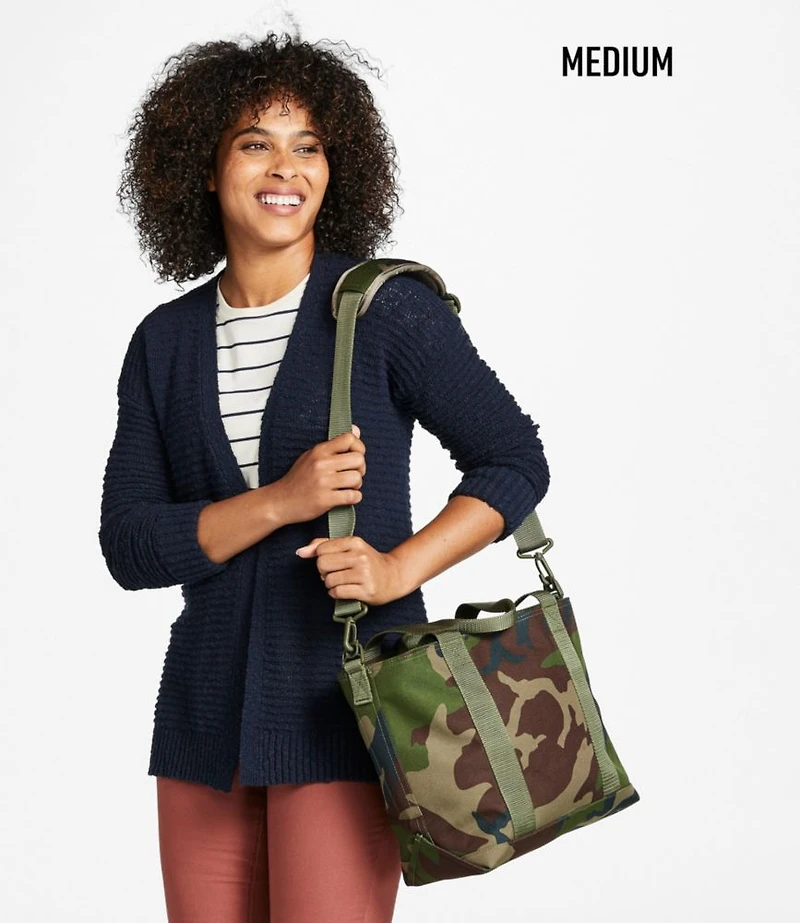 Zip Hunter's Tote Bag With Strap, Camo