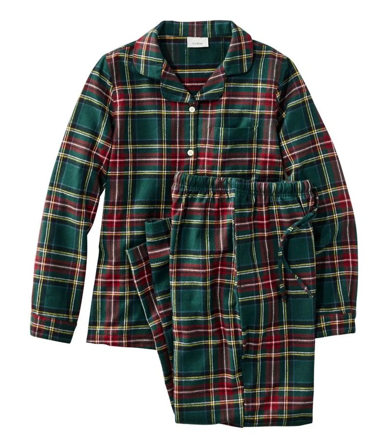 Women's Scotch Plaid Flannel Pajamas