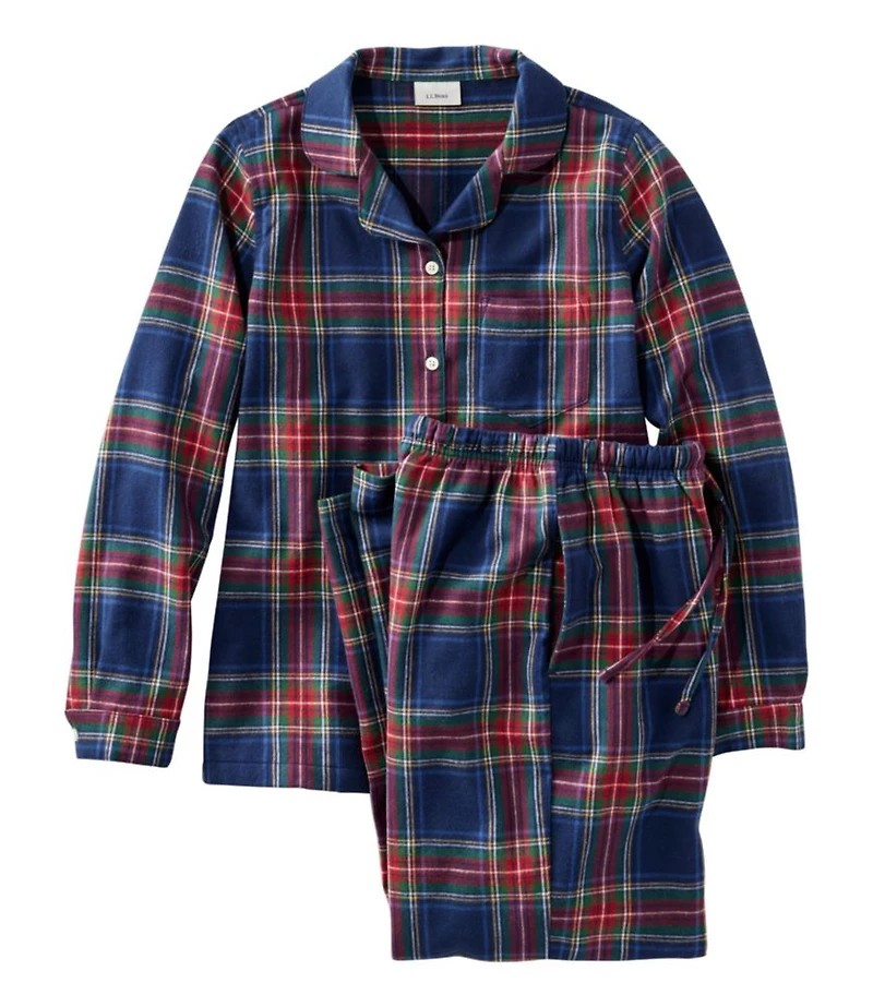 Women's Scotch Plaid Flannel Pajamas