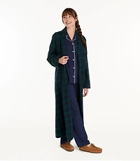 Women's Scotch Plaid Flannel Robe