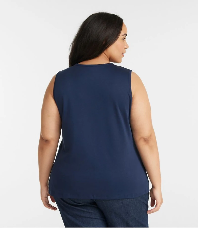 Women's Pima Cotton Tee, Shell
