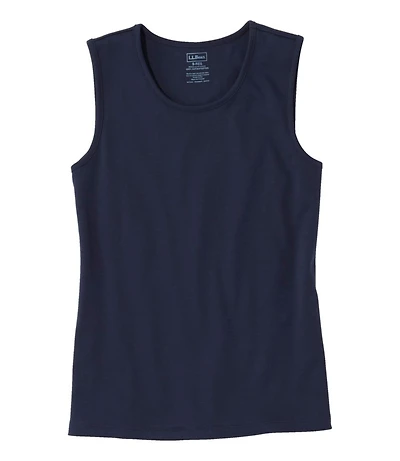 Women's Pima Cotton Tee, Shell