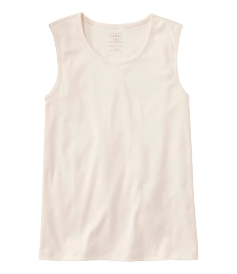 Women's Pima Cotton Tee, Shell