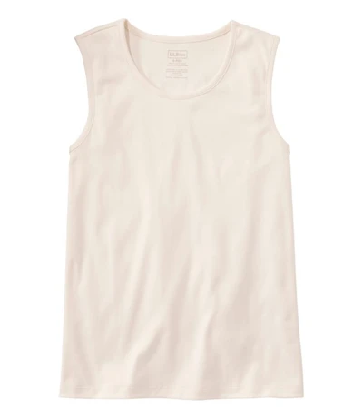Women's Pima Cotton Tee, Shell