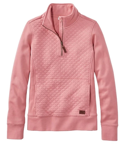 Women's Quilted Quarter-Zip Pullover