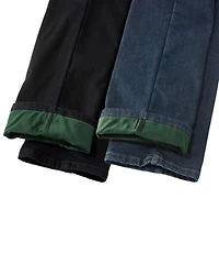 Women's True Shape Jeans, High-Rise Straight-Leg Fleece-Lined