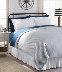 Ultrasoft Comfort Flannel Comforter Cover Collection, Stripe