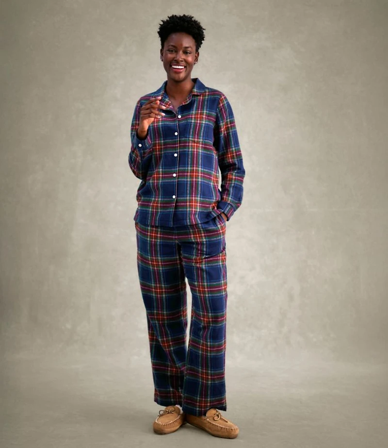 Women's Scotch Plaid Flannel Pajamas