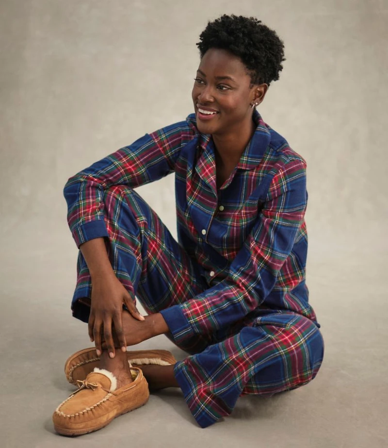 Women's Scotch Plaid Flannel Pajamas