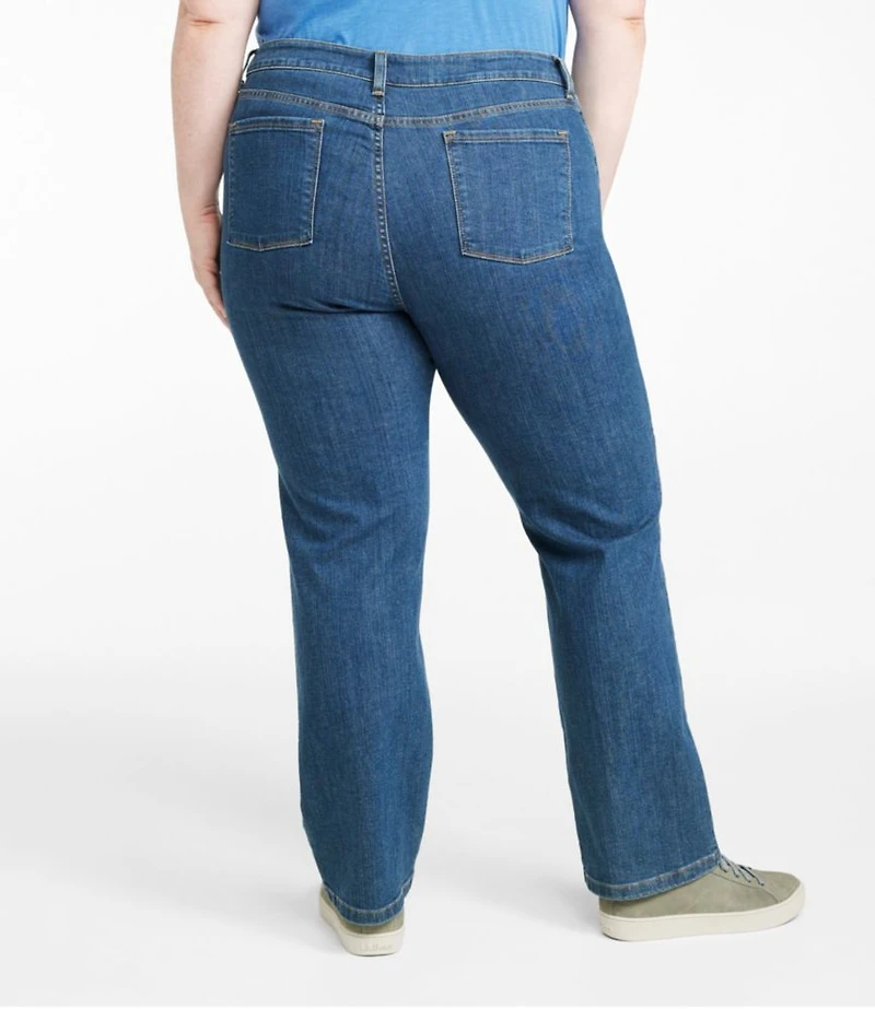 Women's True Shape Jeans, High-Rise Straight-Leg