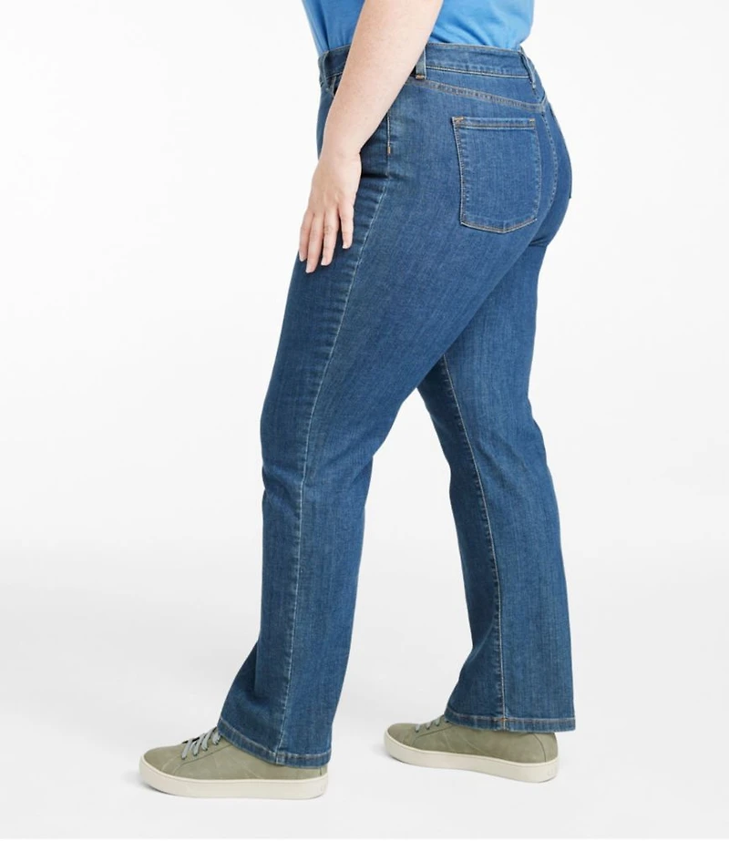 Women's True Shape Jeans, High-Rise Straight-Leg